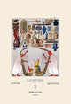 Egyptian Domestic Utensils and Two Large Harps- Gallery Wrapped Canvas Art