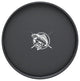 Kasualware 14" Round Serving Tray Black Fishing