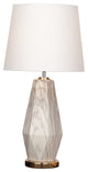 Urban Designs Claudia Glazed Ceramic Diamond Shape Table Lamp