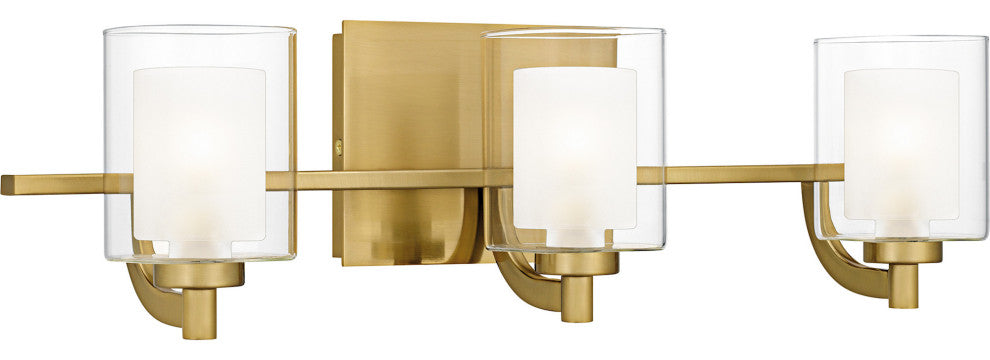 Quoizel KLT8603LED Kolt 3 Light 21"W LED Bathroom Vanity Light - Brushed Gold