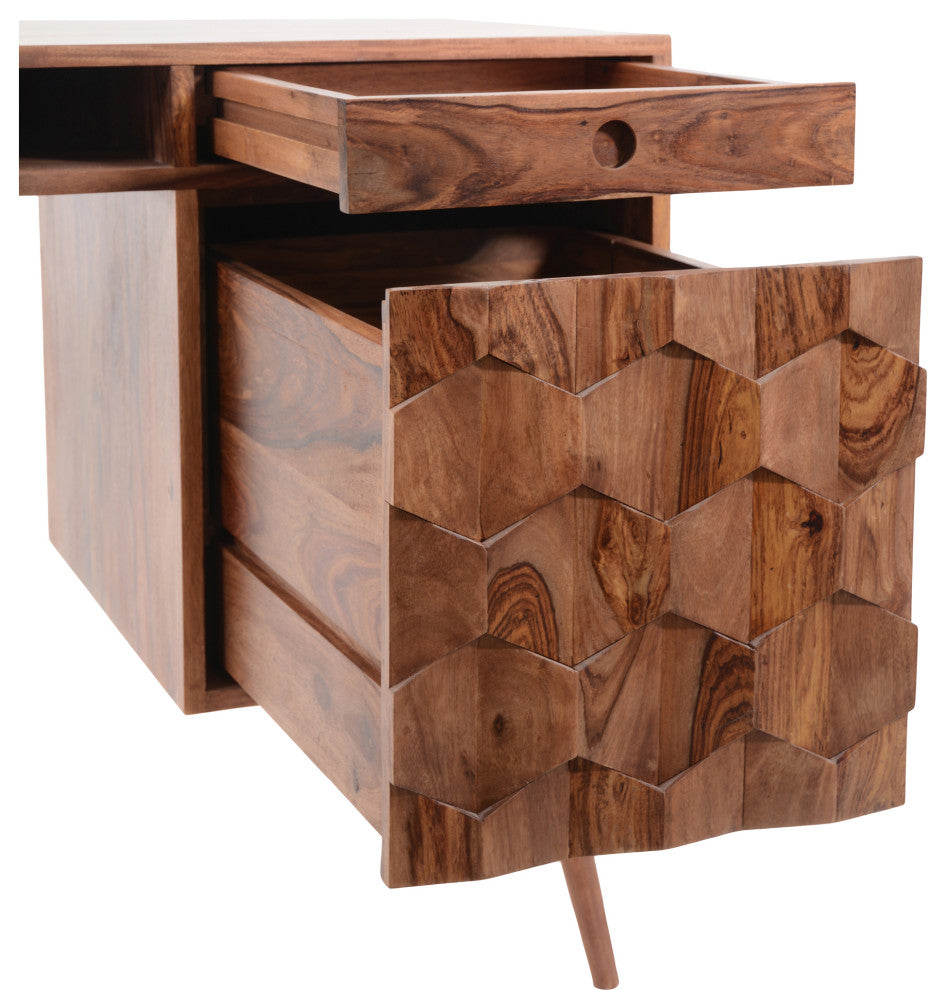 O2 Desk Brown