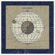 "Globe Blue" Digital Paper Print by Sue Schlabach, 20"x20"