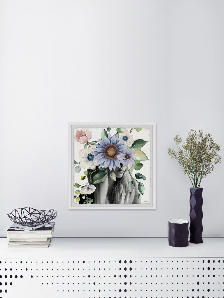 "Magnificent Bloom" Framed Painting Print, 18"x18"