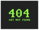 "Virtual Messages in the Real World - 404 Rectangle Green" Paper Art, 34"x26"