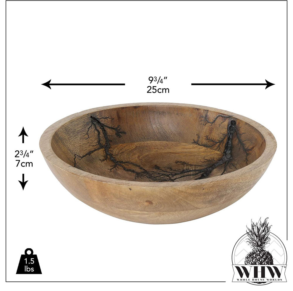 Tree of Life Carved Wood Bowl