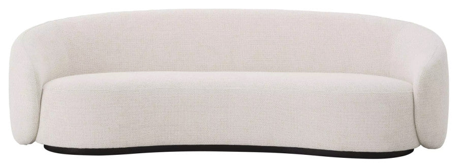 Off-White Curved Sofa | Eichholtz Amore