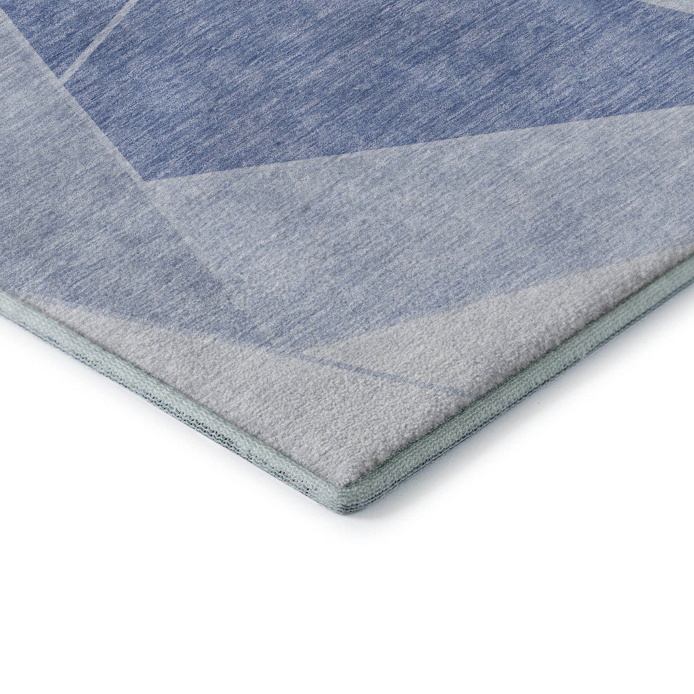 Premium Machine Washable Mayfield AMF636 Sky 8' x 10' Rug