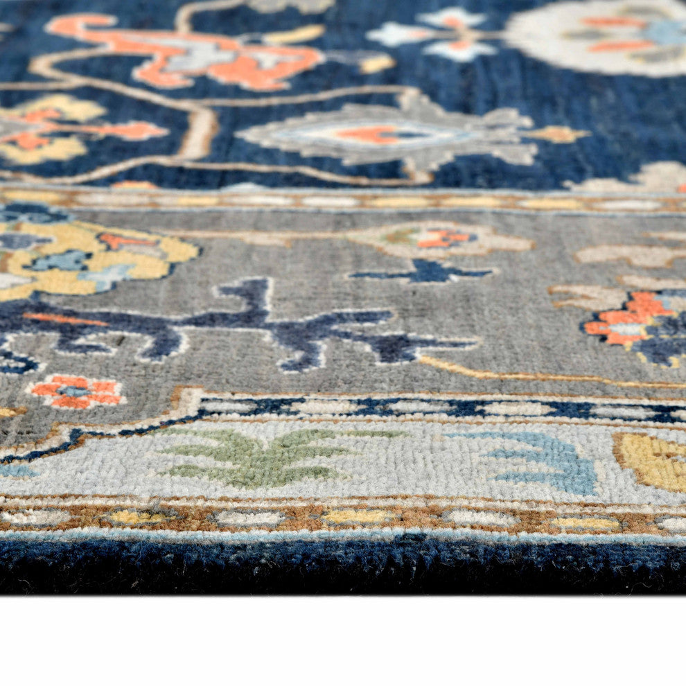Antiquity Marian Area Rug, Navy Blue, 2' x 3', Persian