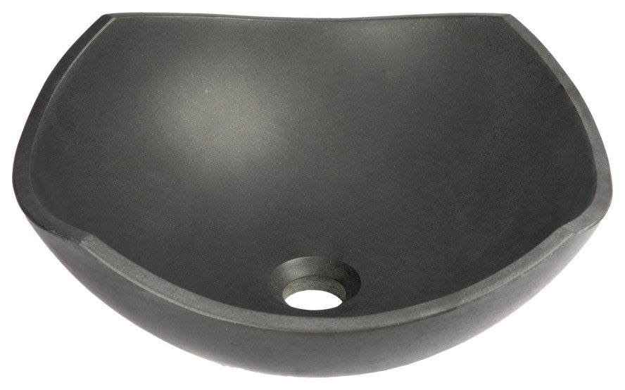 Eden Bath EB_S027LS-H Arched Edges Bowl Sink - Honed Lava Stone