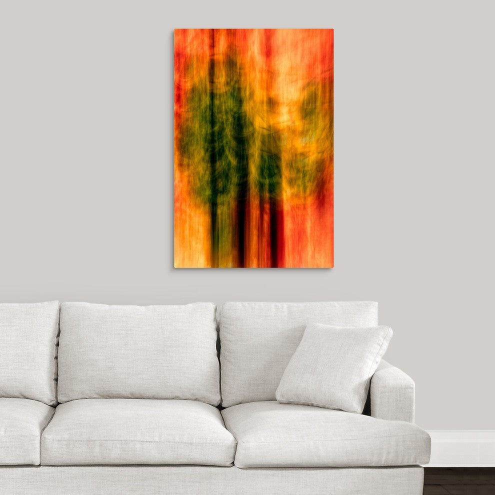"Cedars At Night" Wrapped Canvas Art Print, 24"x36"x1.5"
