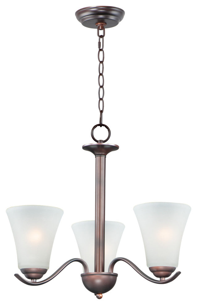 Maxim 12073FT Vital 3 Light 20"W Chandelier - Oil Rubbed Bronze