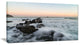 "Bay of Biscay White Waves Hitting Beach" Seascape Wall Art, 1 Panel, 60"x28"