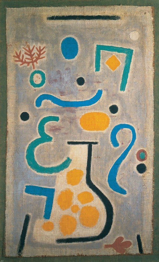 Paul Klee The Vase, 18"x27" Wall Decal