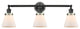 INNOVATIONS 205BK-BPSN-HRSN-G61 3-Light Bath Vanity Light Matte Black