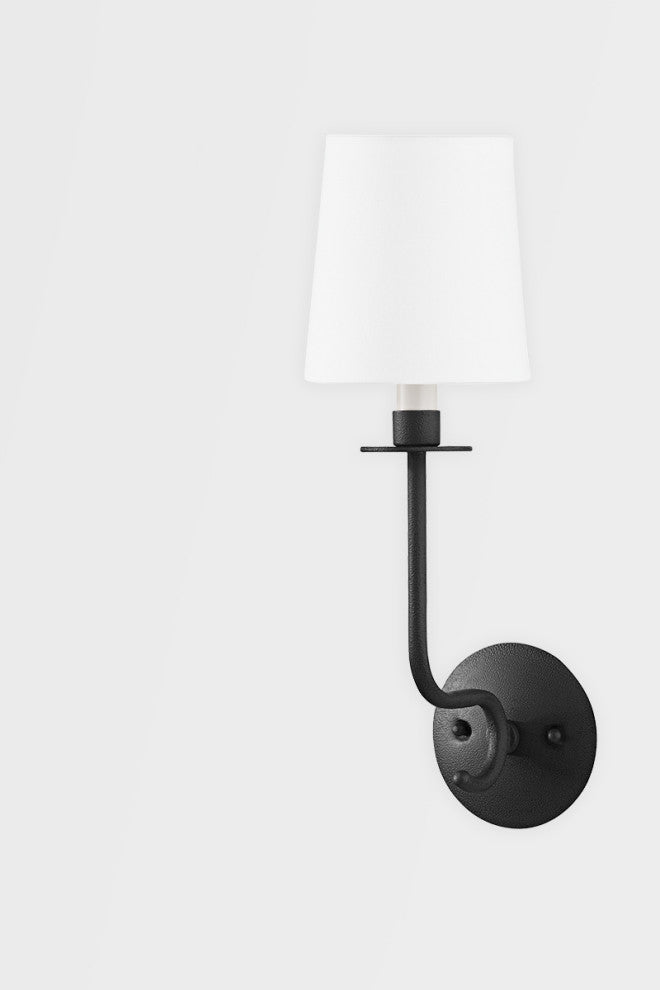Bodhi 1 Light Wall Scone, Forged Iron