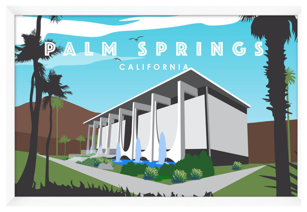 Palm Springs Technicolor 6, Giclee Reproduction Artwork
