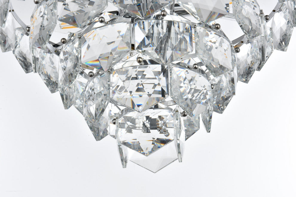 Home Living 20" Chandelier, Chrome