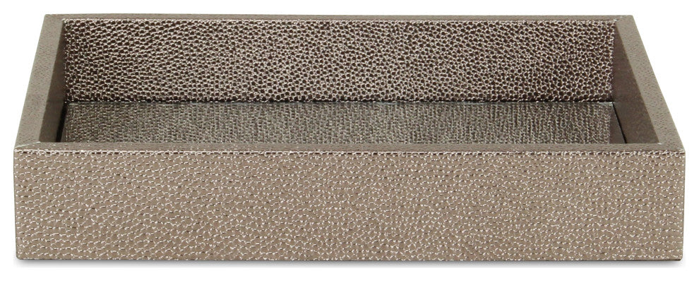 Labai Tray with Mirrored Interior, Rose Gold