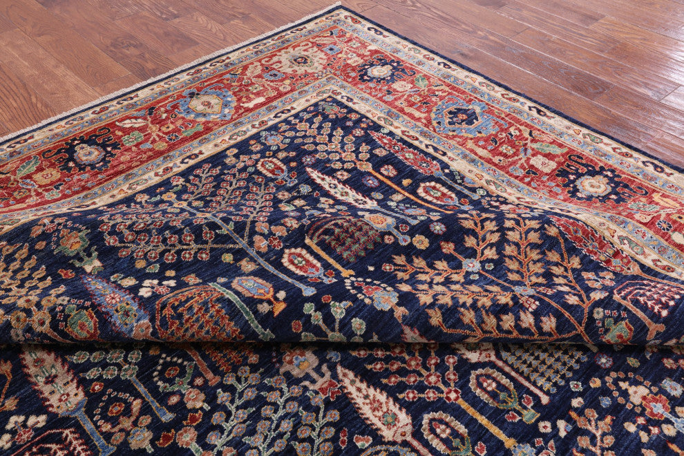 Persian Ziegler Hand Knotted Wool Rug 9' 3" X 11' 8" Q7793