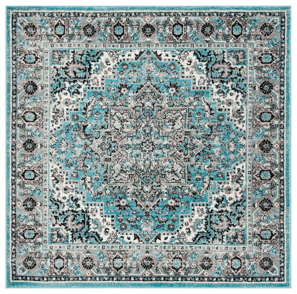 Safavieh Skyler Sky126M Bohemian Rug, Blue/Ivory, 10'0"x14'0"