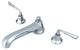 Kingston Brass Roman Tub Faucet, Polished Chrome