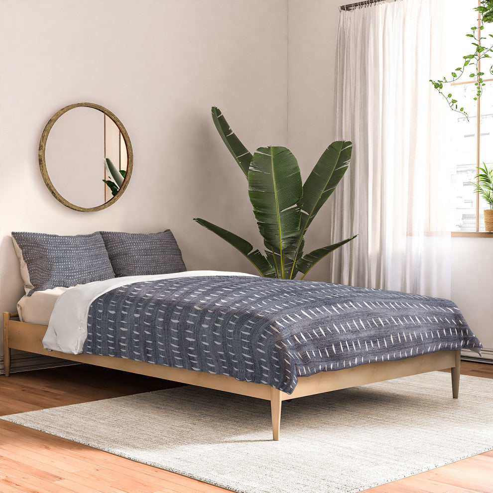 Deny Designs Holli Zollinger Bogo Denim Rain Light Bed in a Bag, Queen