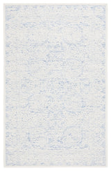 Safavieh Couture Ebony Collection EBN102 Rug, Blue/Ivory, 10'x14'