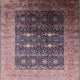 Ahgly Company Indoor Square Mid-Century Modern Area Rugs, 4' Square