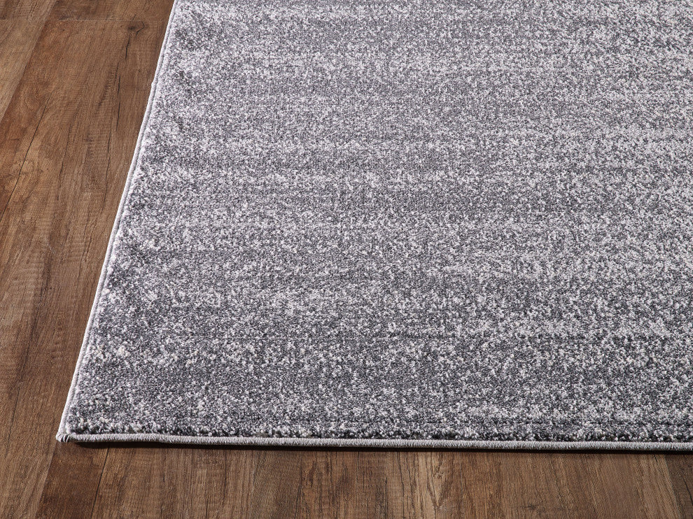 Abani Quartz QRZ130A Shades of Grey Ombre Contemporary Area Rug