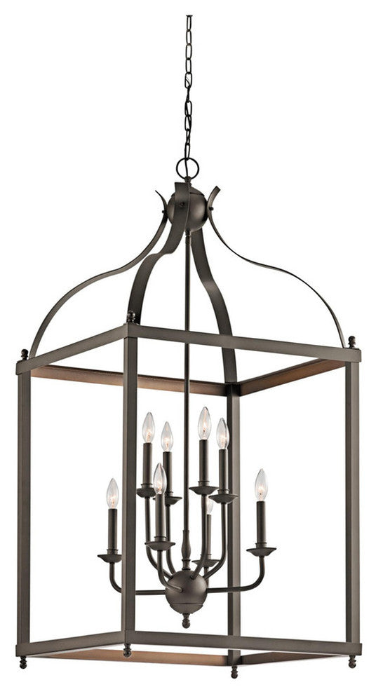 Foyer Chandelier 8-Light, Olde Bronze