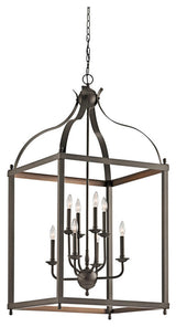 Foyer Chandelier 8-Light, Olde Bronze