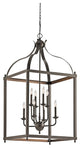 Foyer Chandelier 8-Light, Olde Bronze