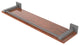Montero 22" Solid Wood Shelf with Gallery Rail, Matte Gray