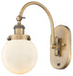 Innovations 918-1W-BB-G201-6 1-Light Sconce, Brushed Brass