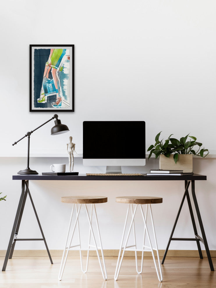 "Perfect Pair" Framed Painting Print, 20x30