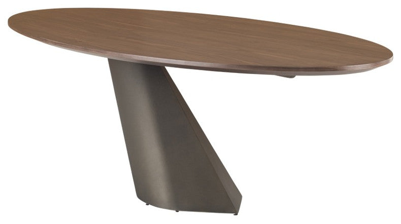 Oblo Walnut Wood Dining Table, HGNE117