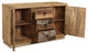 Reclaimed wood 3 drawers 2 door sideboard