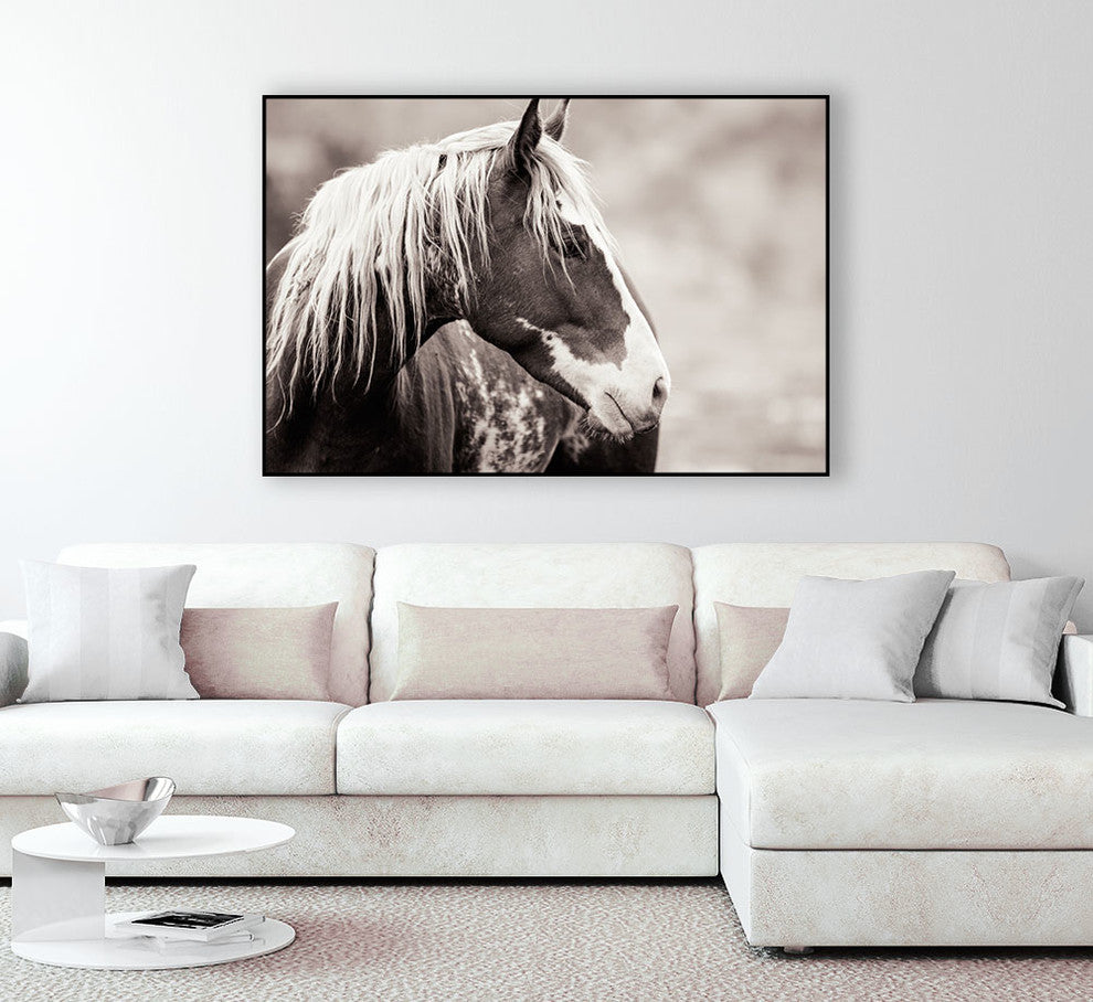 "Wild Paint" Art block Framed Canvas, 28"x22"