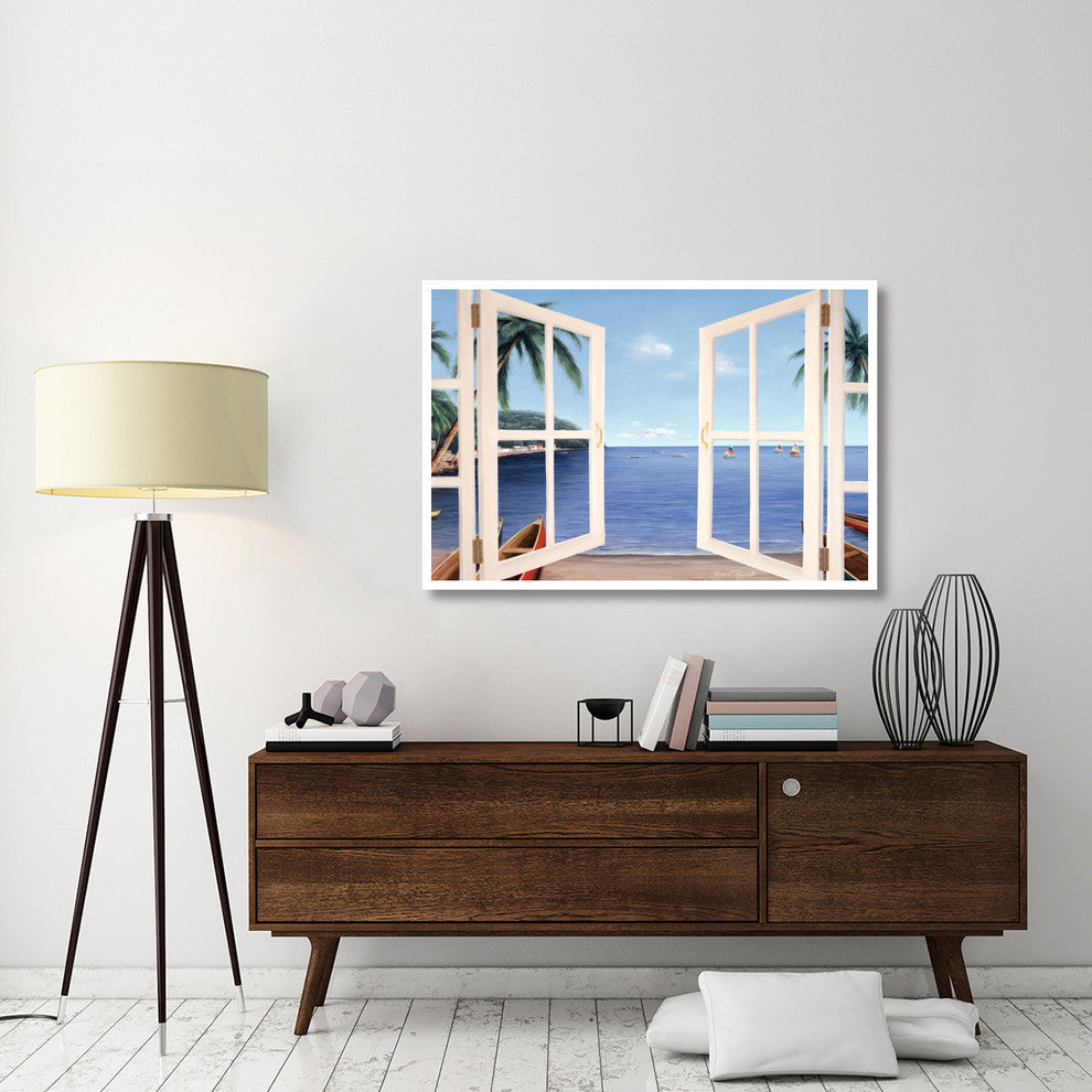 "Day Dreams through Window" Digital Paper Print by Diane Romanello, 50"x34"