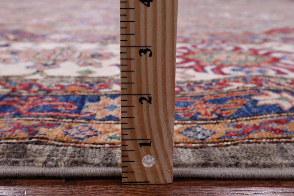 9' 10" X 13' 9" Handmade Super Kazak Wool Rug Q9780