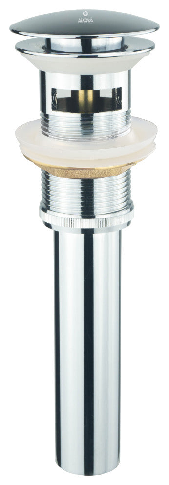 Pop-Up Drain Assembly With Overflow, Chrome