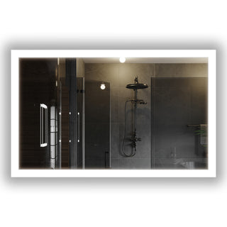 Gabriella Modern LED Bathroom Vanity Mirror, 30"x48"