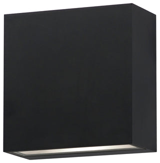 ET2 E23222 Cubed 6" Tall LED Wall Sconce - Satin Aluminum
