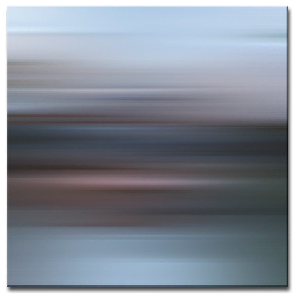 Ready2HangArt 'Blur Stripes XVI' Canvas Wall Art, 20 in. Highx20 in. Wide