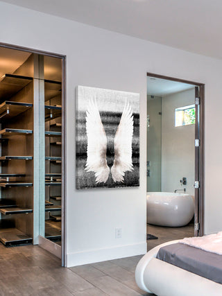 Wings on my Back Print on Canvas, 20x30 cm