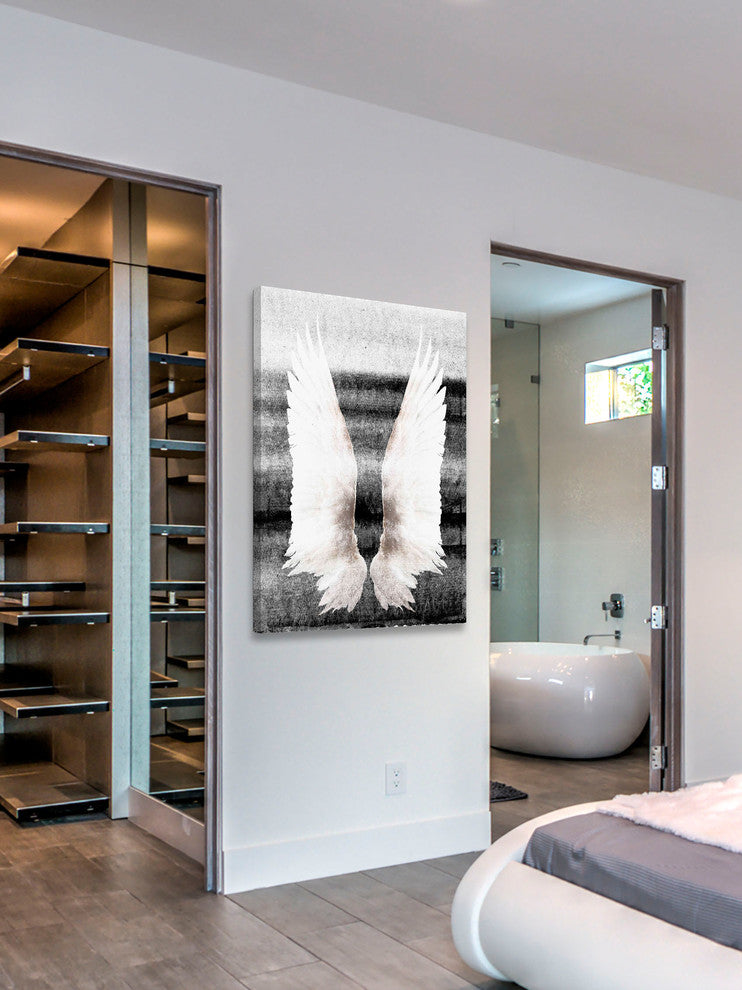 Wings on my Back Print on Canvas, 20x30 cm