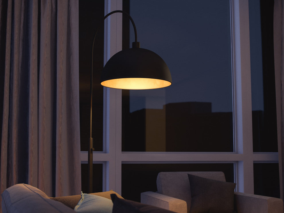 Kenroy 35348BL 1-Light Floor Lamp, Dimitri