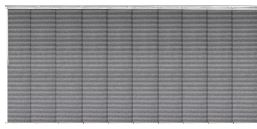 Rubi 10-Panel Track Extendable Vertical Blinds 120-218"W