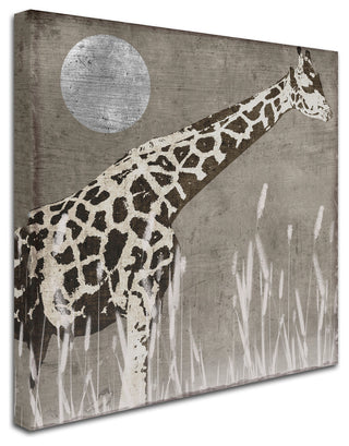 Color Bakery 'Moon Giraffe' Canvas Art, 18"x18"