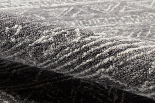 Momeni Mallorca Hand Hooked Wool Gray Area Rug 2'x8' Runner